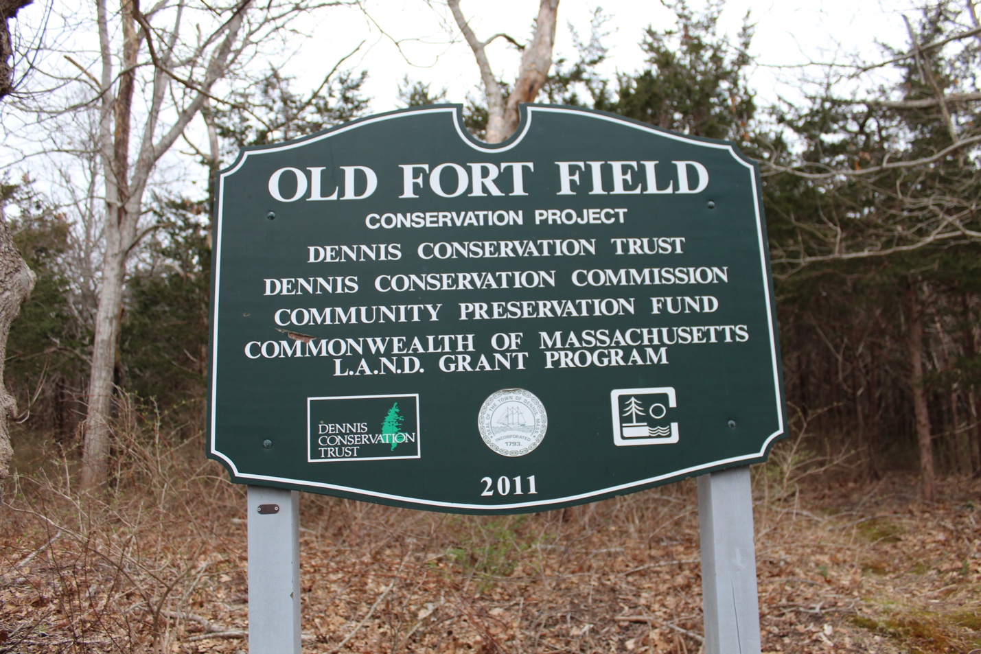 Old Fort Field at Chase Garden Creek, preserved by the Dennis