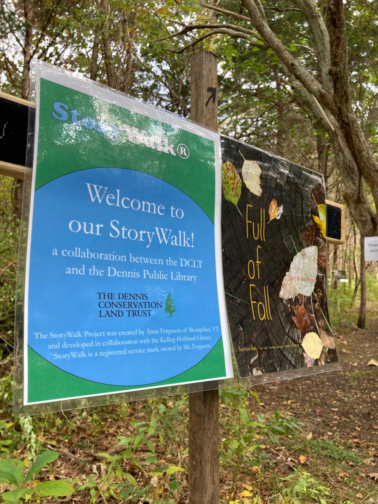 StoryWalk is Back! Dennis Conservation Land Trust