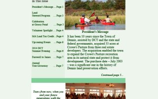 Summer 2014 Newsletter