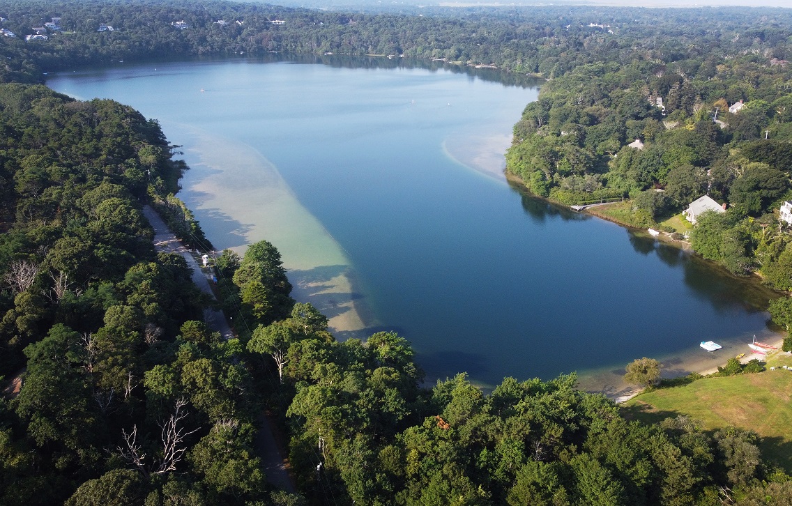 Aerial photo of scargo lake