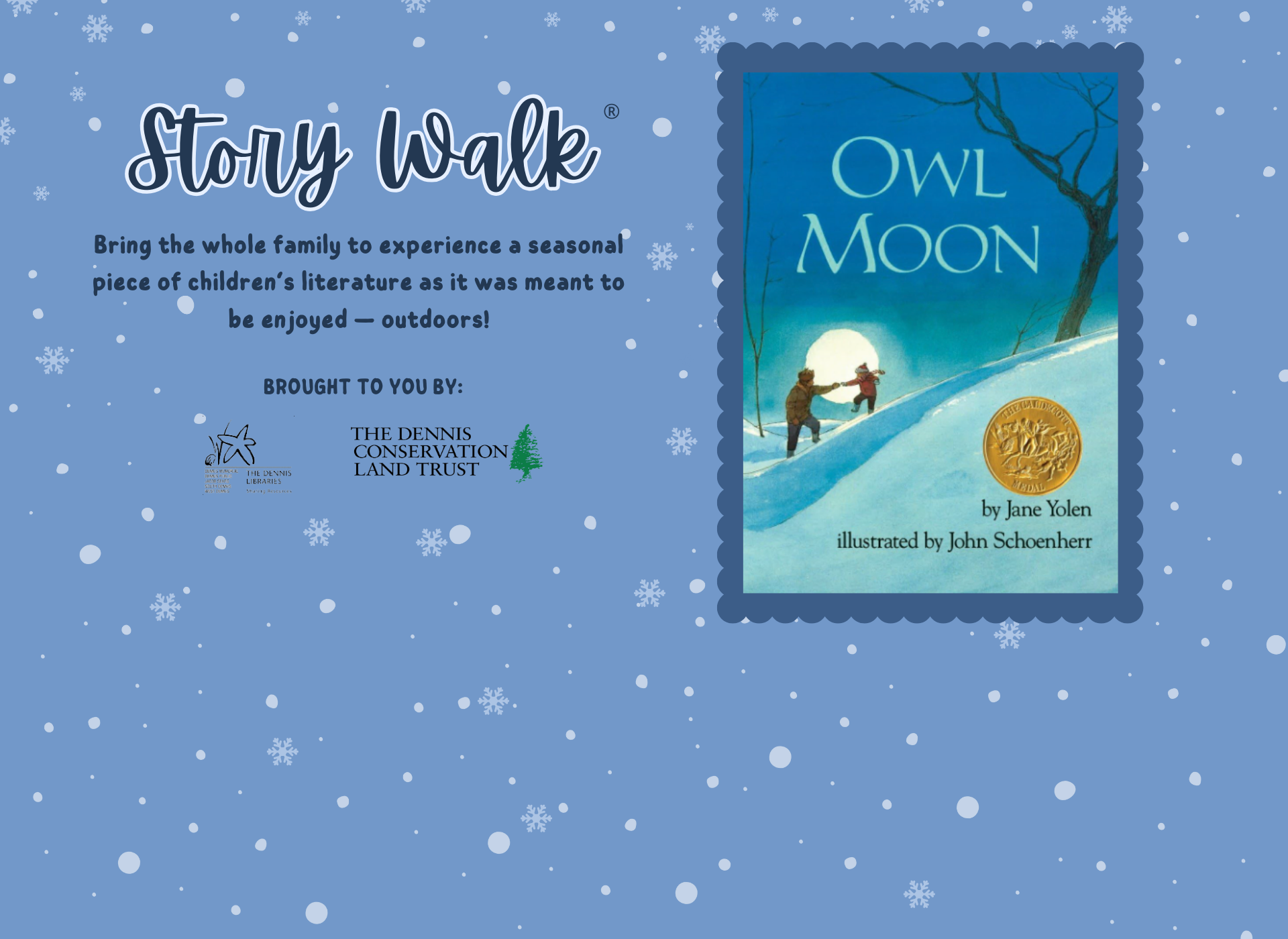 Story Walk Owl Moon Graphic